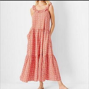 NWOT Ann Taylor Prarie Maxi Dress in large